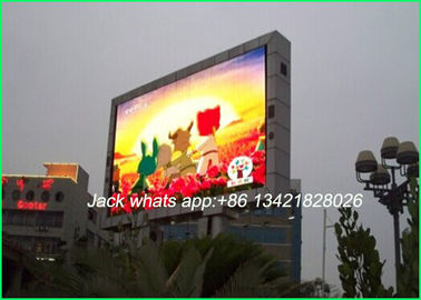 Big P10 LED Advertising Displays LED Video Screen High Brightness 7500cd/m2