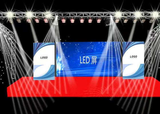 P4.81 100% ওয়াটারপ্রুফ আউটডোর ভাড়ার LED স্ক্রীন ফুল কালার প্যানেল