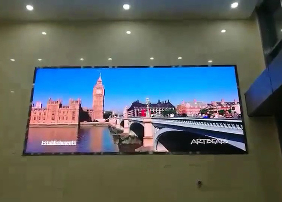 হাই ডেফিনিশন ফিক্সড ইনডোর ফুল কালার লেড ডিসপ্লে ওয়াল সিমলেস