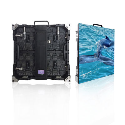 SMD সম্পূর্ণ রঙের বহিরঙ্গন ভাড়া LED স্ক্রিন 4mm পিক্সেল পিচ অ্যালুমিনিয়াম প্রোফাইল মন্ত্রিসভা