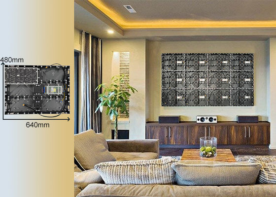 4:3 Ratio HD LED Display Screen P2.5 P2 P3.07 Light Weight Aluminum Cabinet