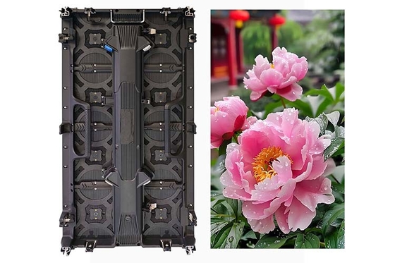 P4.8 HD ভাড়া এলইডি স্ক্রিন 16-বিট গ্রেস্কেল 7680Hz রিফ্রেশ রেট ডায়নামিক স্টেজ এবং খুচরা ডিসপ্লে জন্য