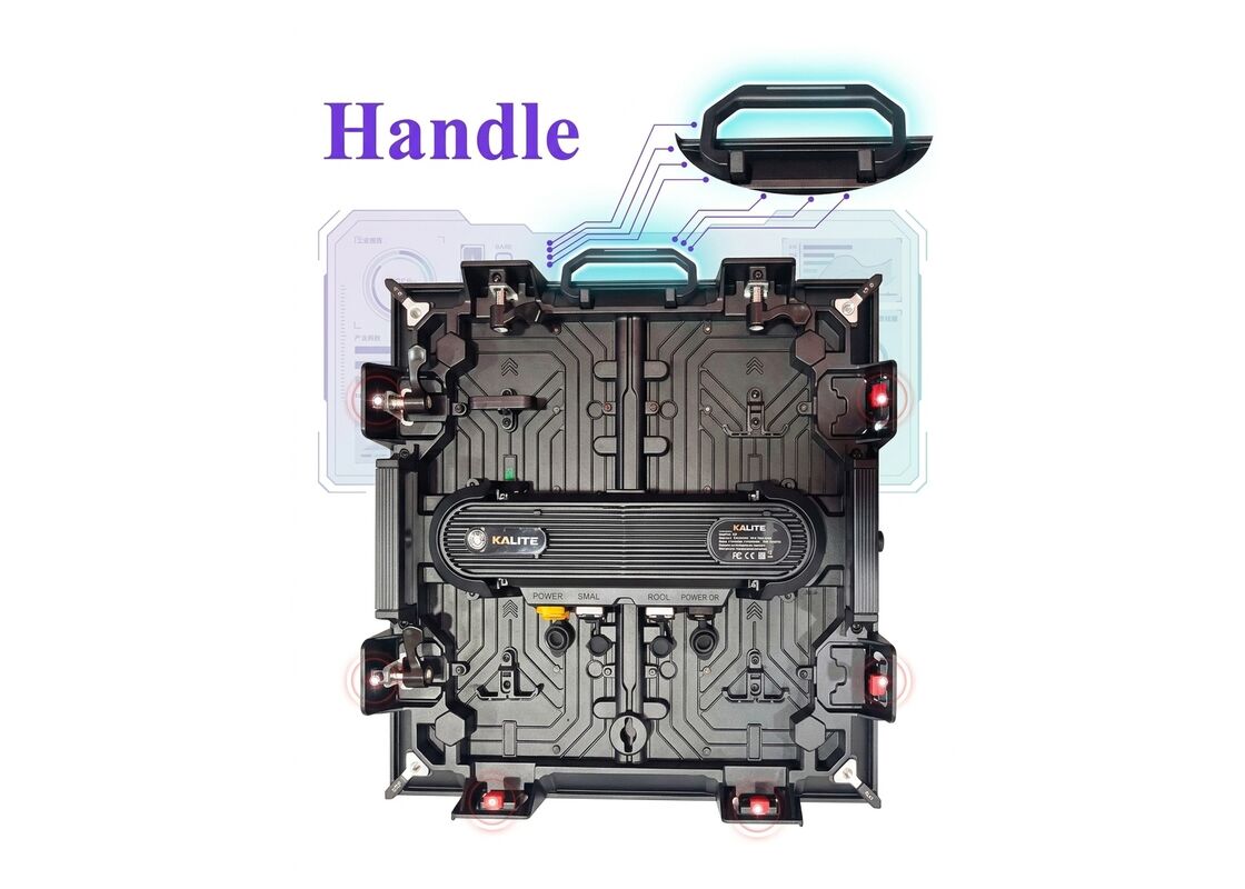 P2.6 Curved Rental LED Screen 500x500mm Curve Lock Cabinet Bendable