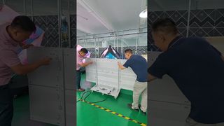 2x2m ফোল্ডেবল LED পোস্টার স্ক্রীন সেটআপ এবং ফোল্ডিং ডেমোনস্ট্রেশন